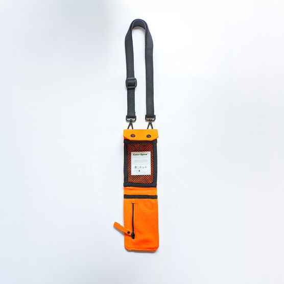 Orange cotton phone wallet